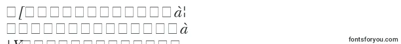 BaskervilleSsiItalic-Schriftart – bengalische Schriften